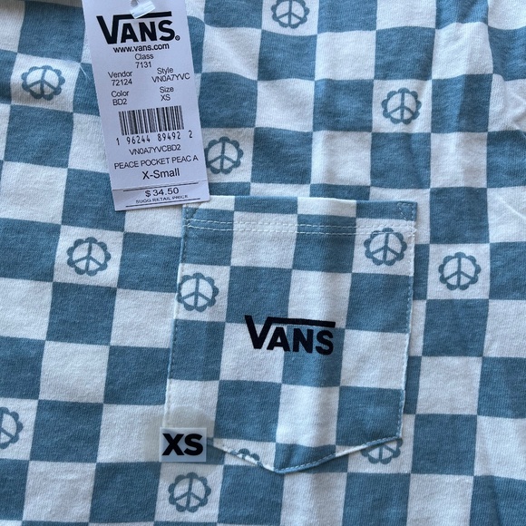 VANS Peace Womens Pocket Tee - Picture 3 of 3